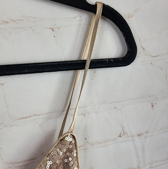 Lulu's Spectacular Moment Rose Gold Mermaid Maxi Sequin Dress Medium - Picture 6 of 13